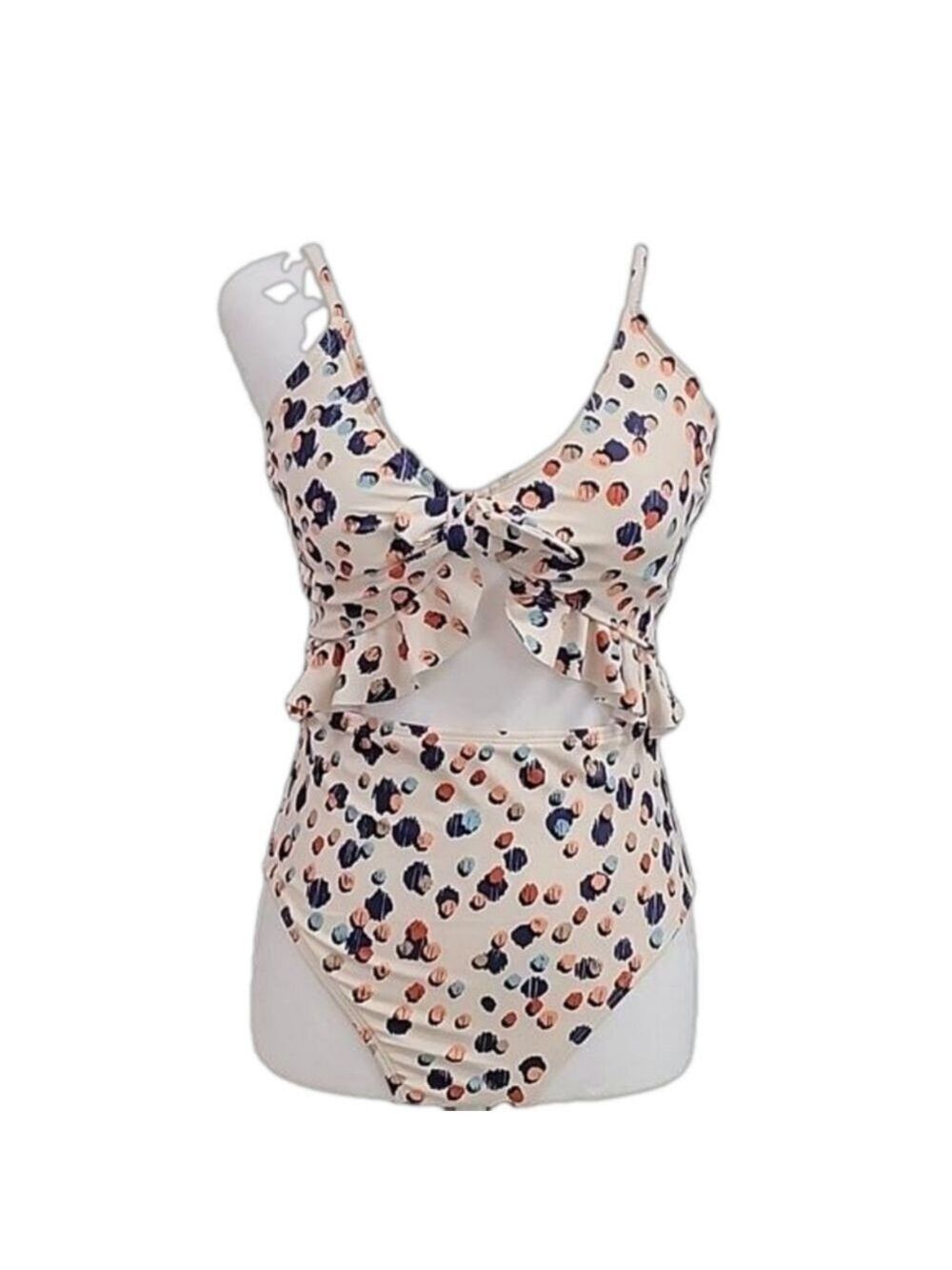 HURLEY ONE PIECE WITH PEEKABOO WAIST SIZE MEDIUM
